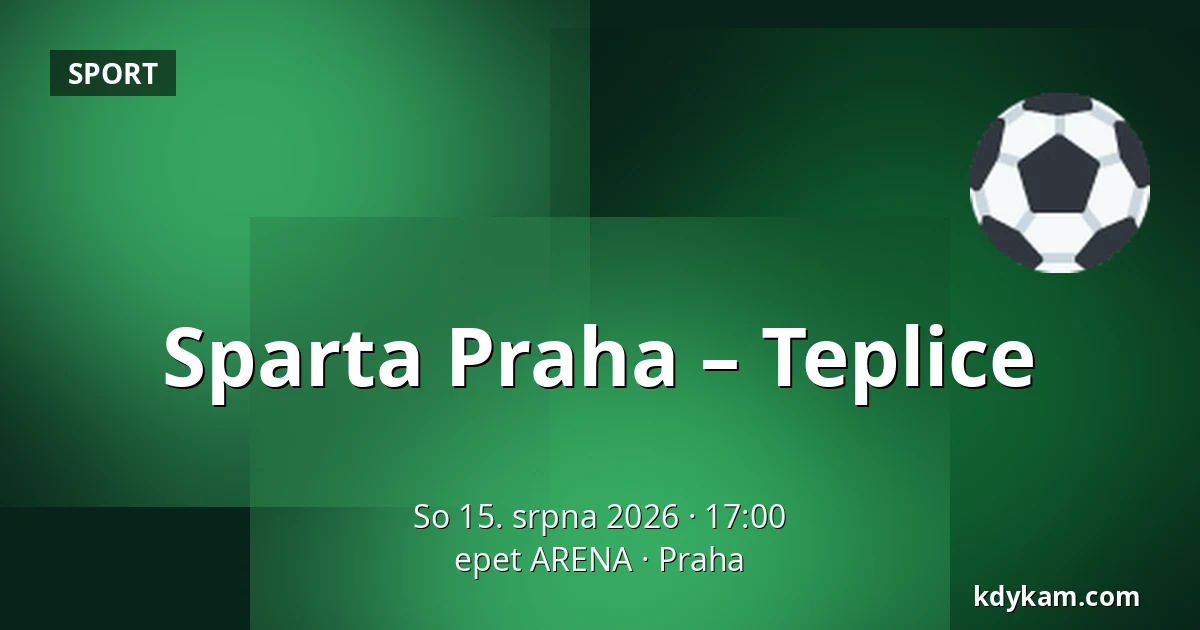 Sparta Praha – Teplice — epet ARENA, Praha