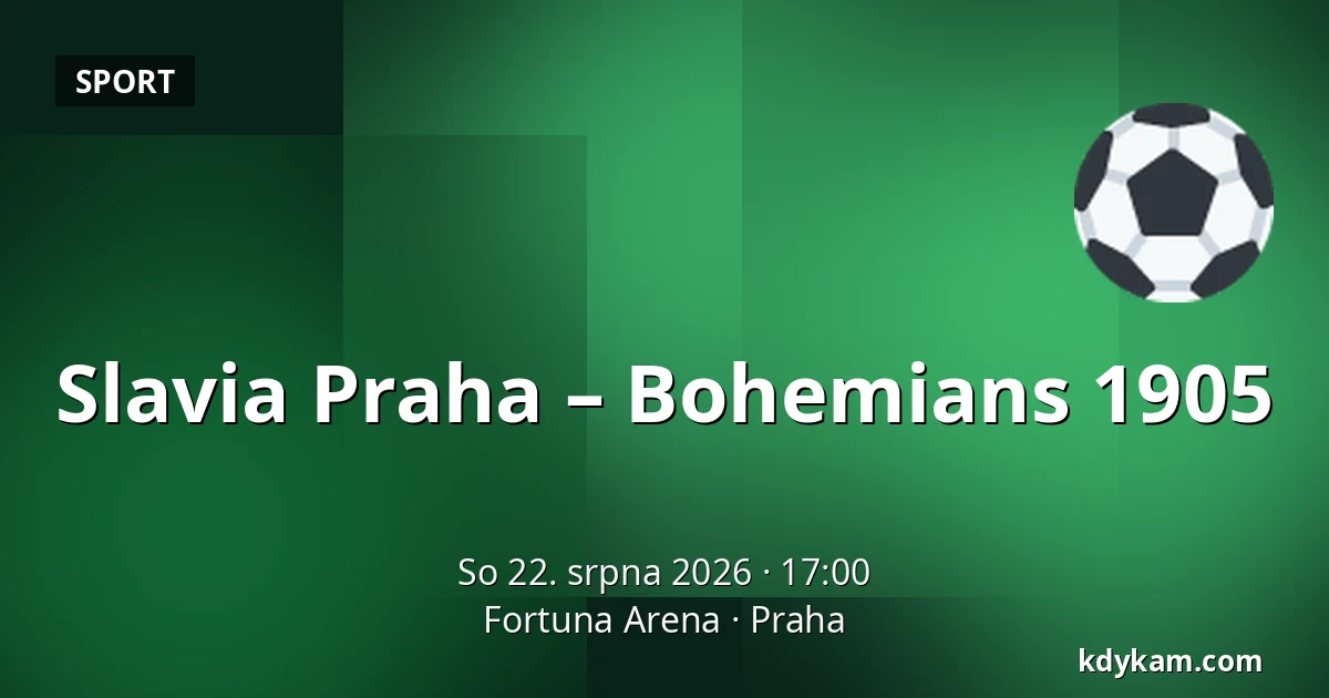 Slavia Praha – Bohemians 1905 — Fortuna Arena, Praha