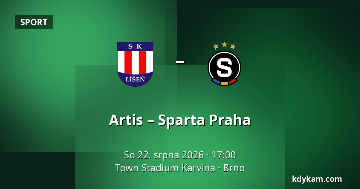 Artis – Sparta Praha — Town Stadium Karvina, Brno