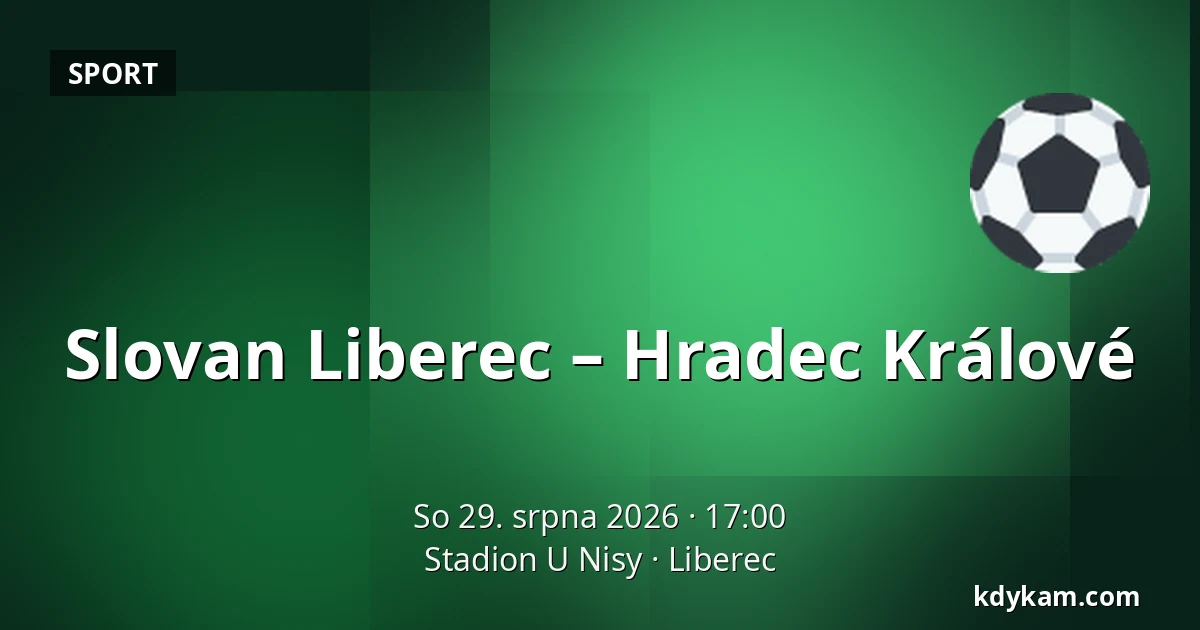 Slovan Liberec – Hradec Králové — Stadion U Nisy, Liberec
