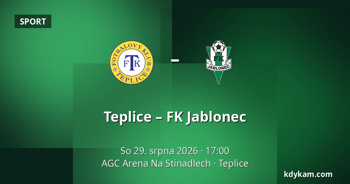 Teplice – FK Jablonec — AGC Arena Na Stinadlech, Teplice