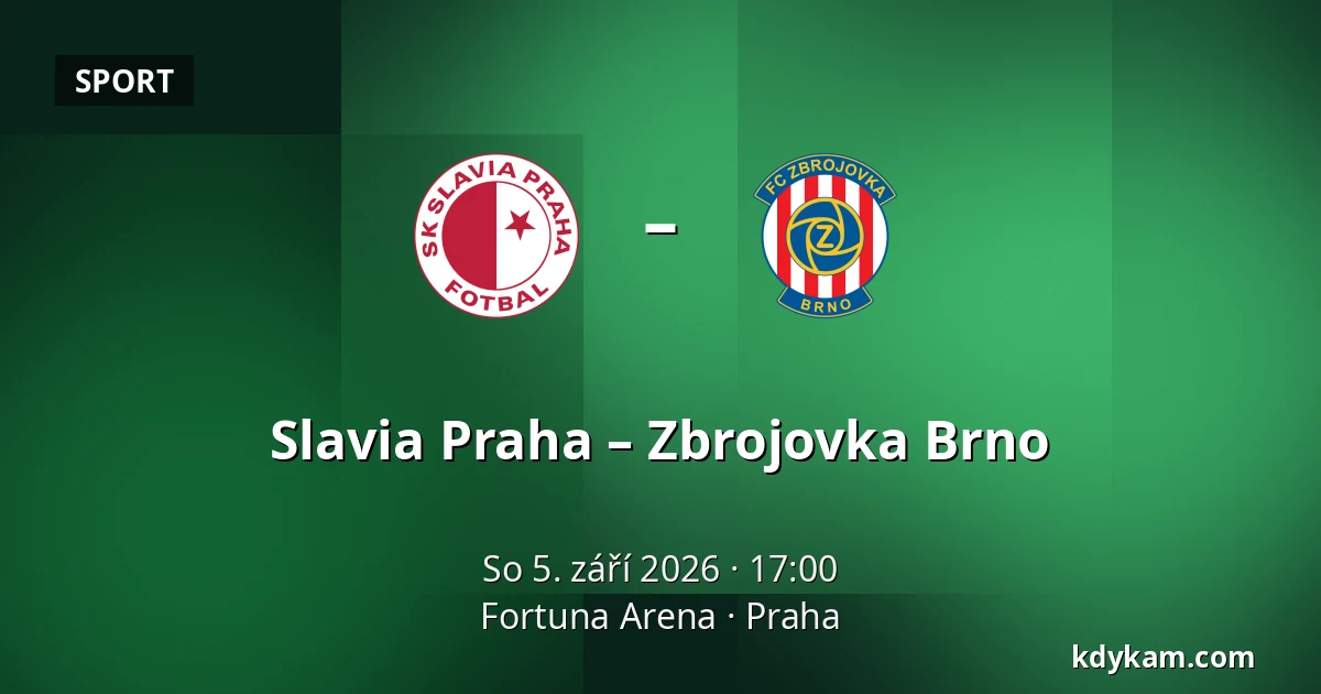 Slavia Praha – Zbrojovka Brno — Fortuna Arena, Praha