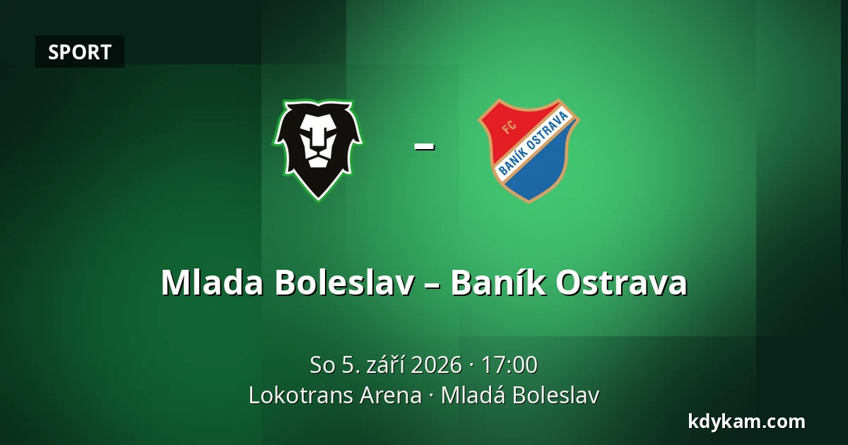 Mlada Boleslav – Baník Ostrava — Lokotrans Arena, Mladá Boleslav