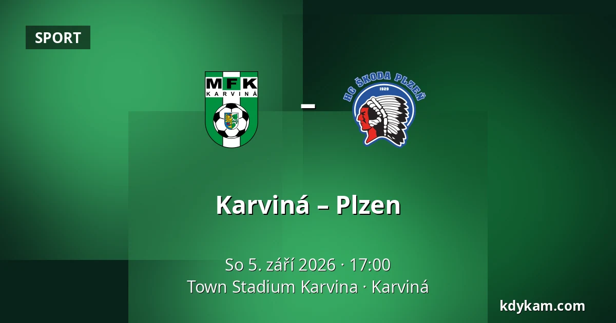Karviná – Plzen — Town Stadium Karvina, Karviná