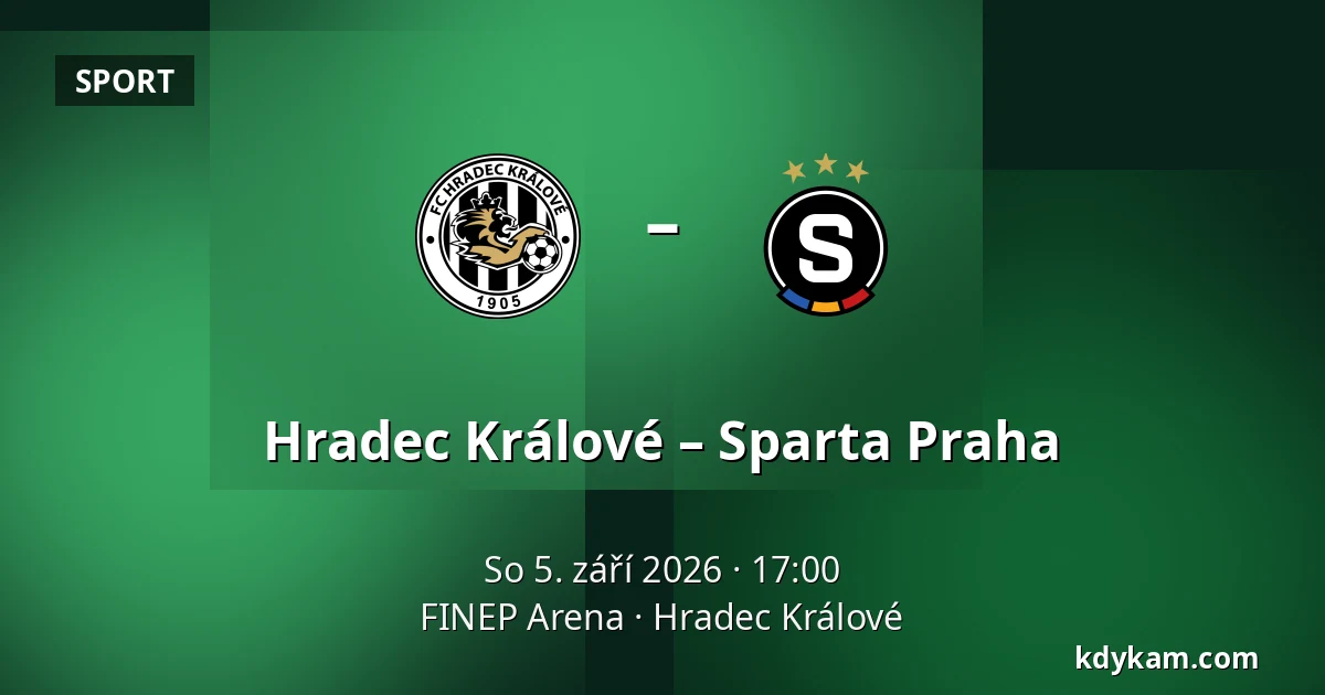 Hradec Králové – Sparta Praha — FINEP Arena, Hradec Králové