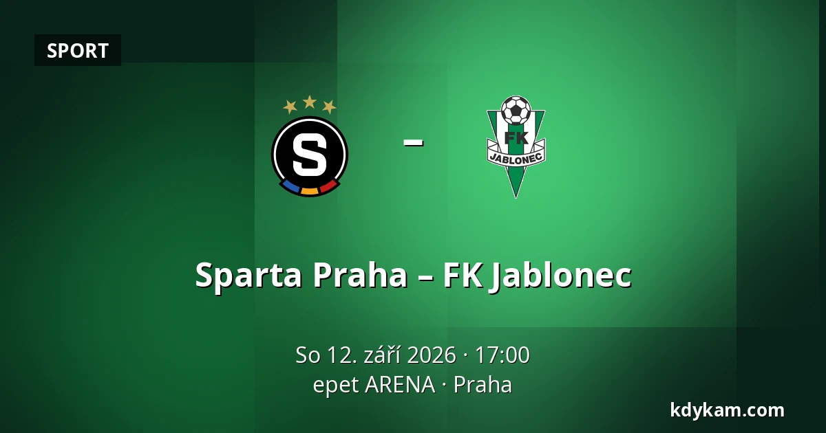 Sparta Praha – FK Jablonec — epet ARENA, Praha