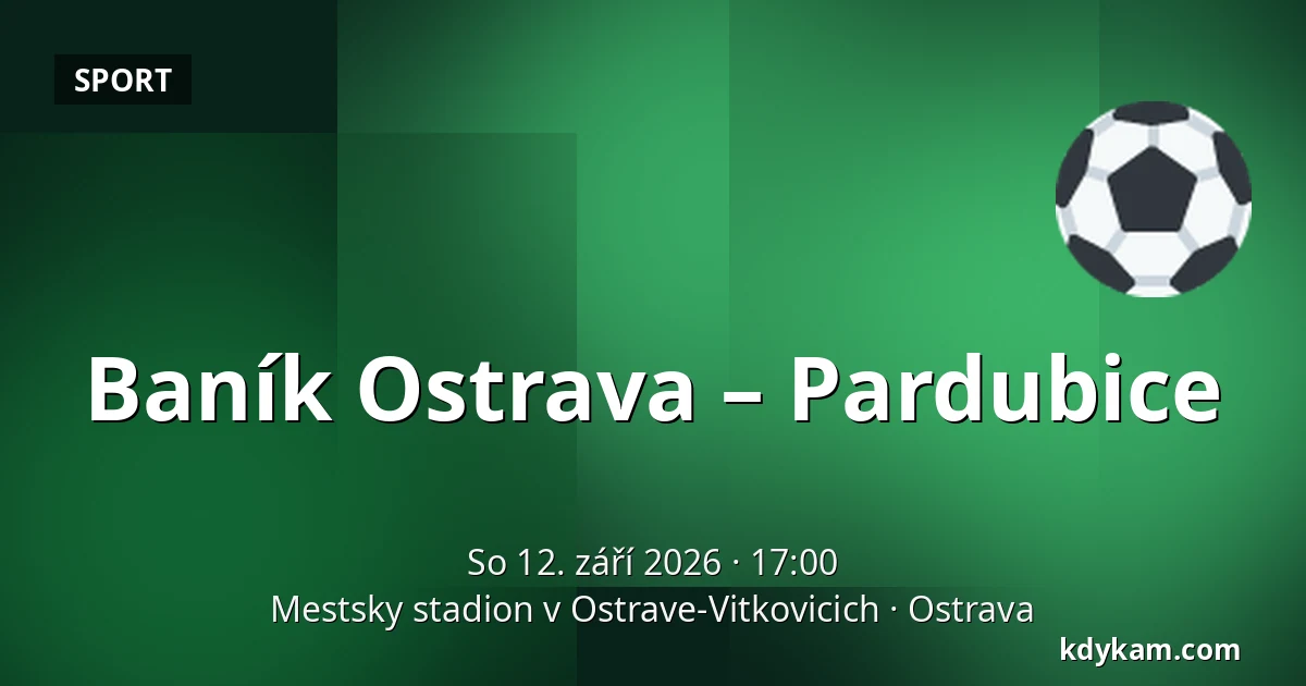 Baník Ostrava – Pardubice — Mestsky stadion v Ostrave-Vitkovicich, Ostrava