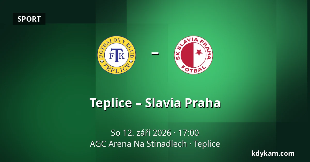 Teplice – Slavia Praha — AGC Arena Na Stinadlech, Teplice
