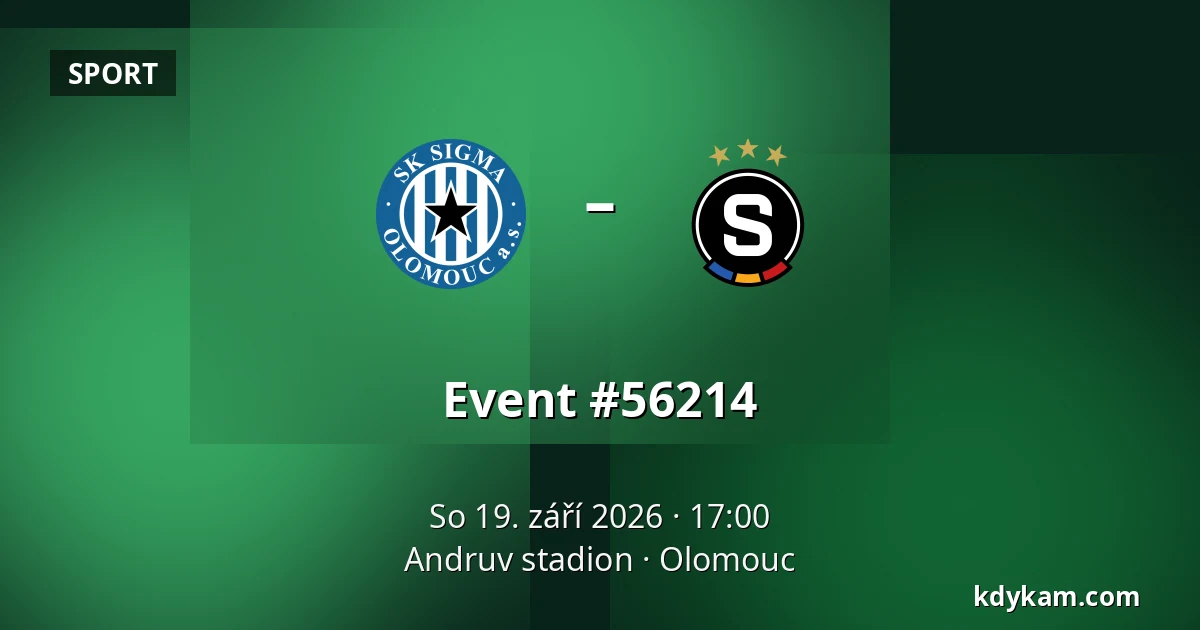 Sigma Olomouc – Sparta Praha — Andruv stadion, Olomouc