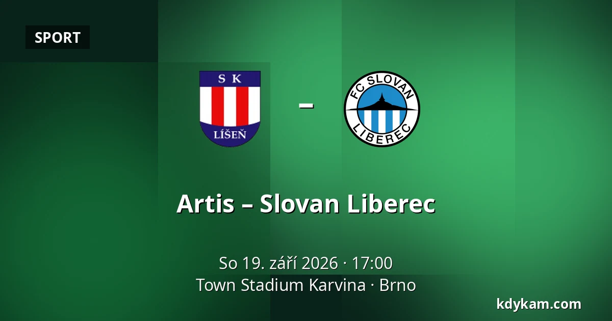 Artis – Slovan Liberec — Town Stadium Karvina, Brno