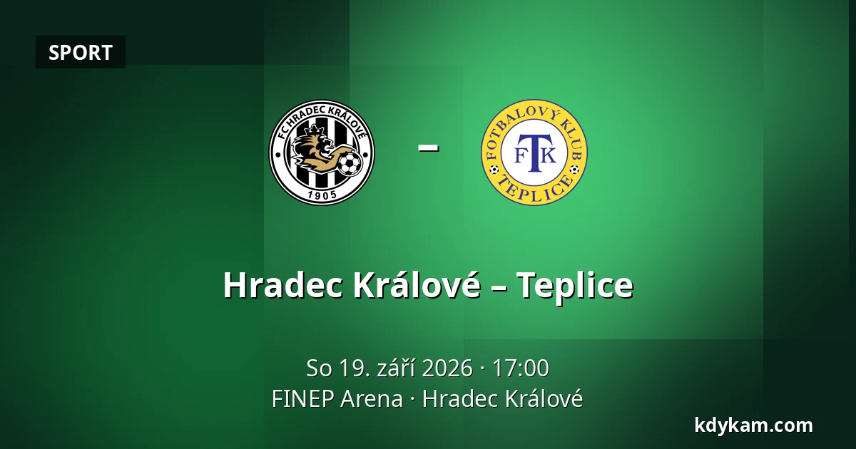 Hradec Králové – Teplice — FINEP Arena, Hradec Králové