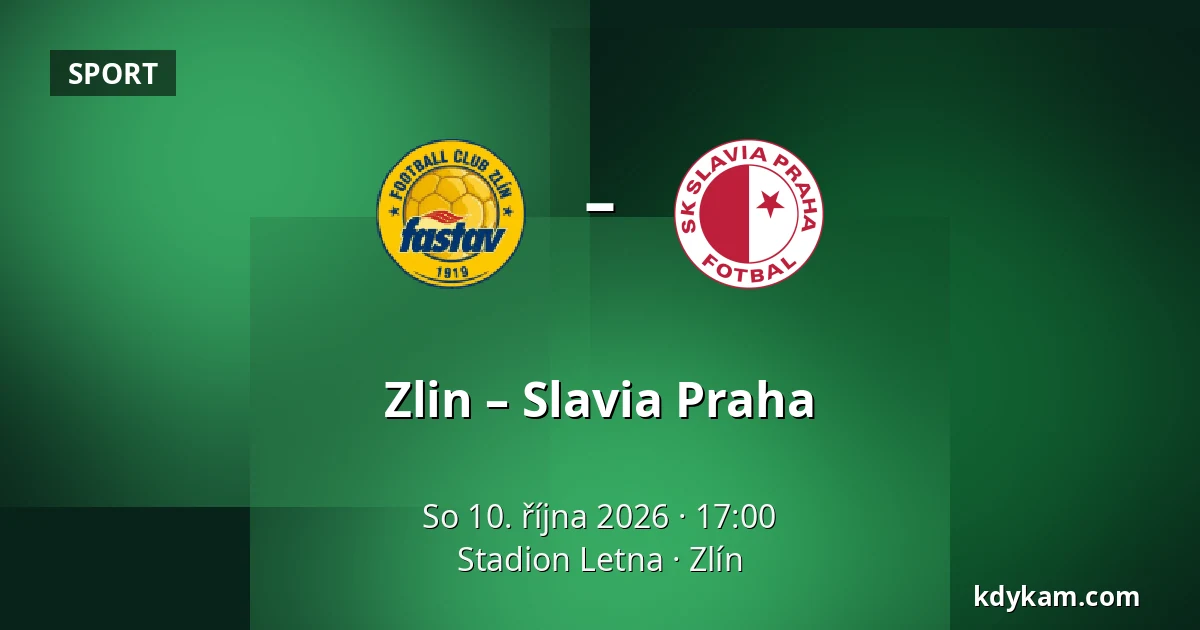 Zlin – Slavia Praha — Stadion Letna, Zlín