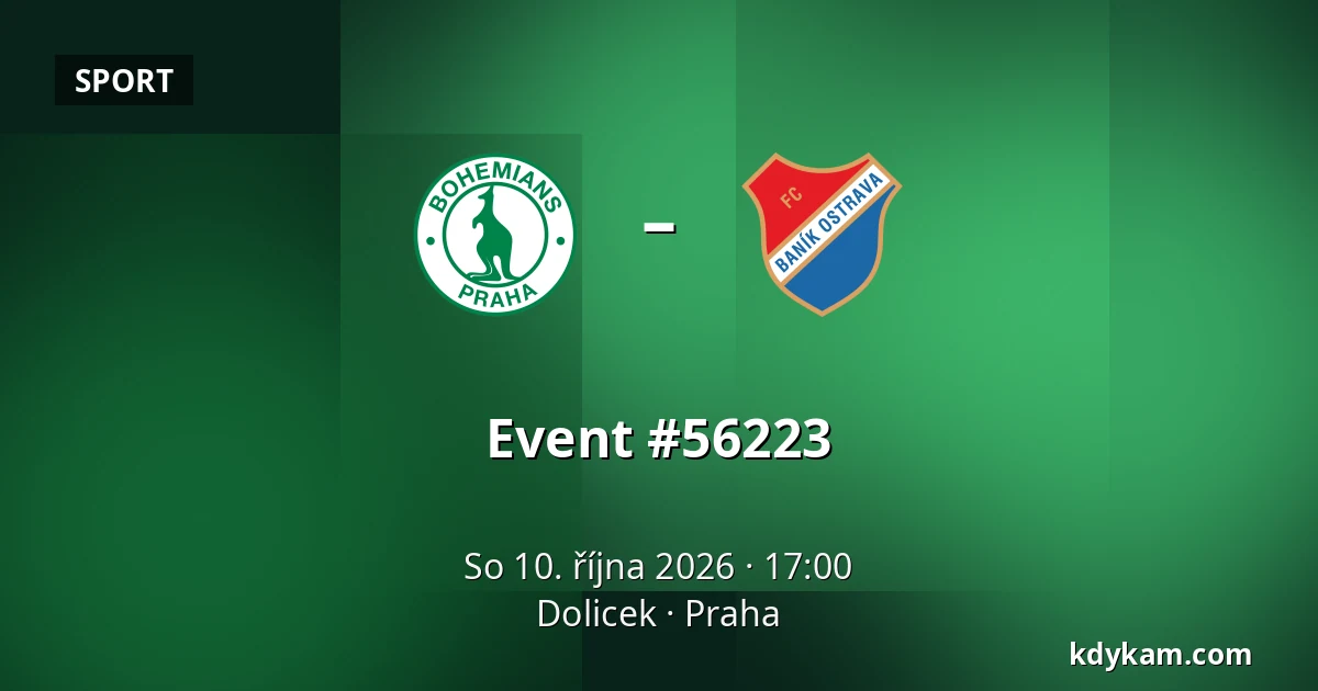 Bohemians 1905 – Baník Ostrava — Dolicek, Praha