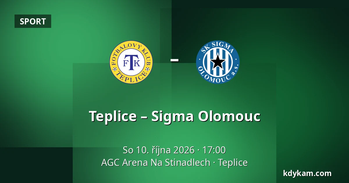 Teplice – Sigma Olomouc — AGC Arena Na Stinadlech, Teplice