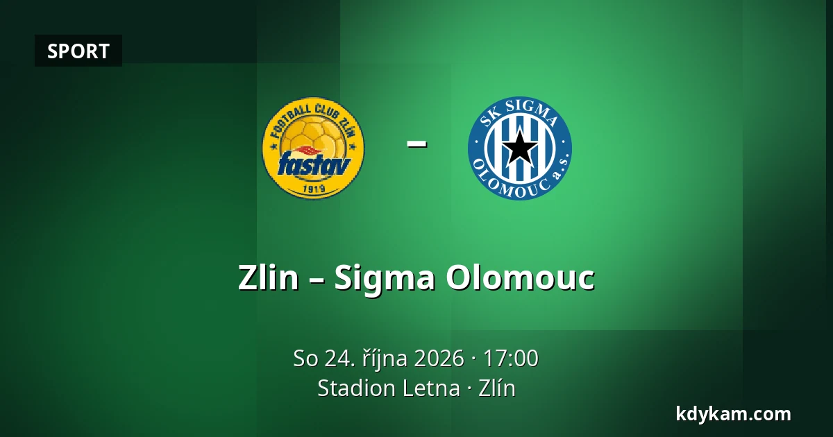 Zlin – Sigma Olomouc — Stadion Letna, Zlín