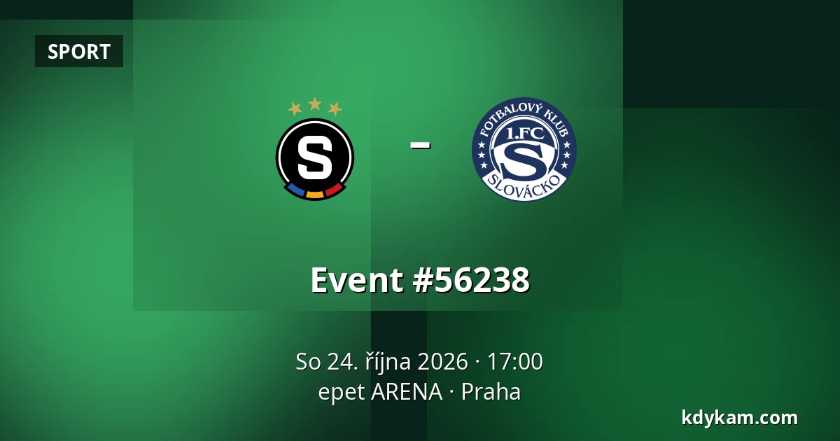 Sparta Praha – Slovácko — epet ARENA, Praha