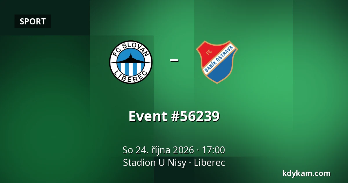 Slovan Liberec – Baník Ostrava — Stadion U Nisy, Liberec