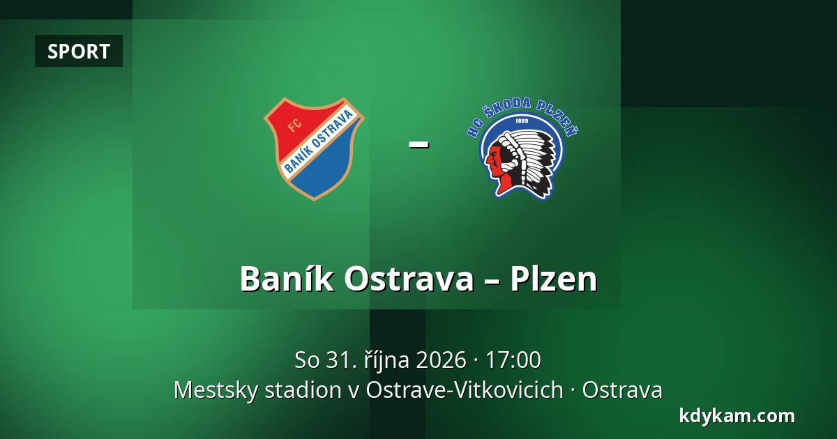 Baník Ostrava – Plzen — Mestsky stadion v Ostrave-Vitkovicich, Ostrava