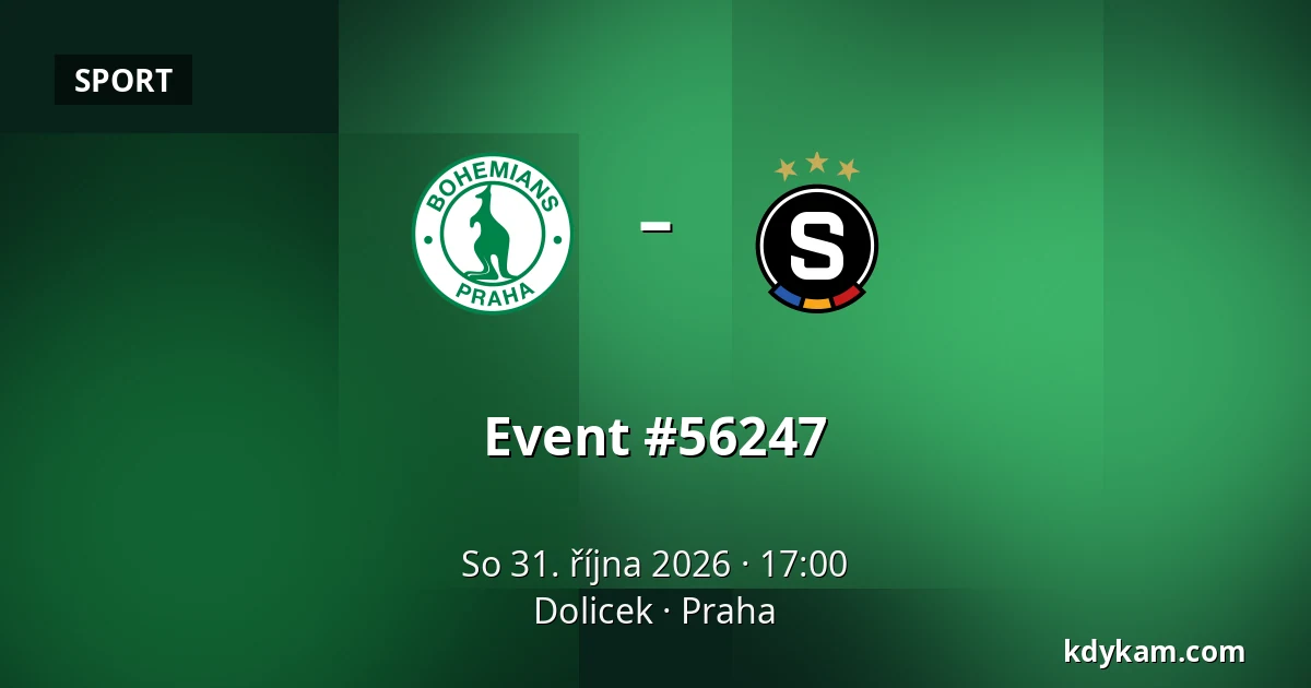 Bohemians 1905 – Sparta Praha — Dolicek, Praha