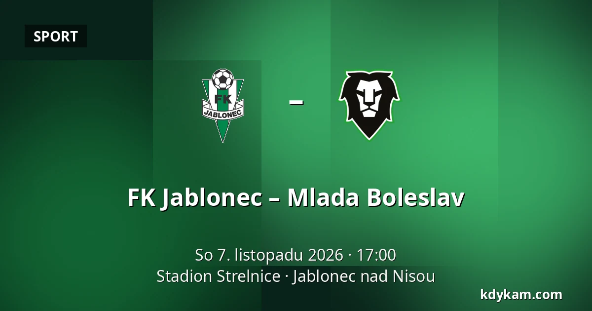 FK Jablonec – Mlada Boleslav — Stadion Strelnice, Jablonec nad Nisou