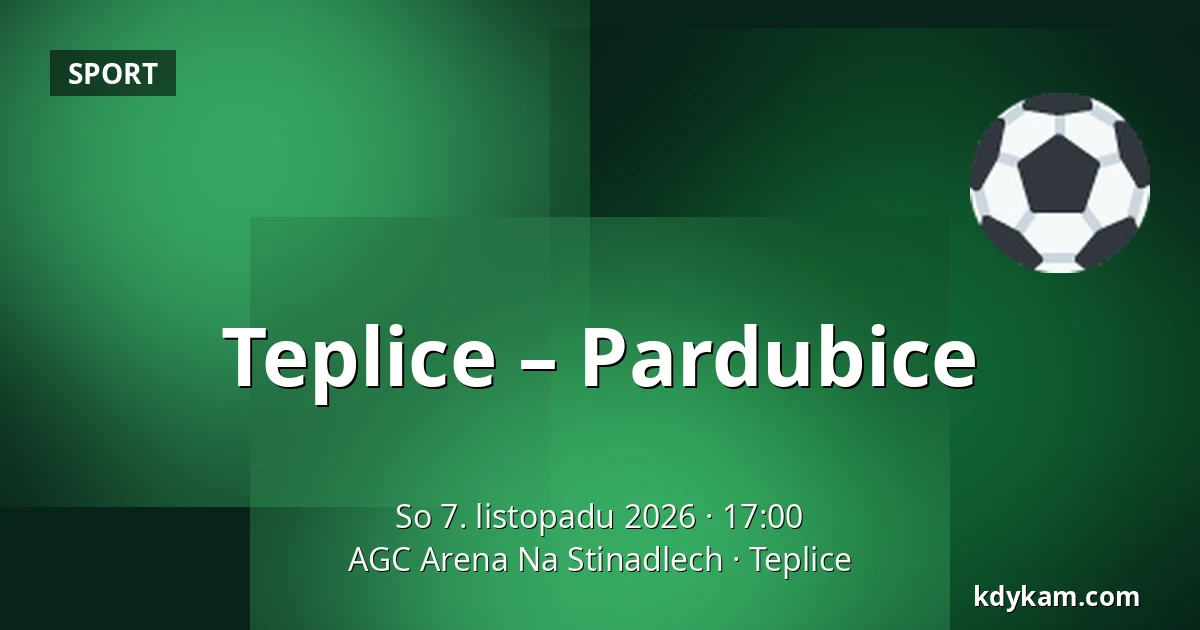 Teplice – Pardubice — AGC Arena Na Stinadlech, Teplice