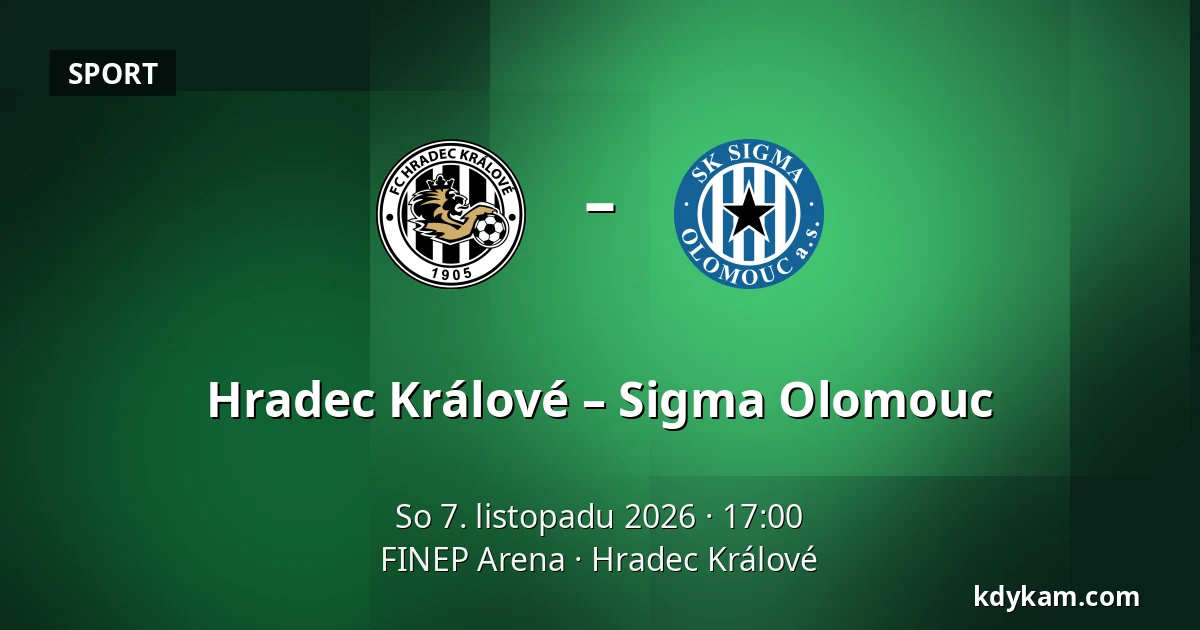 Hradec Králové – Sigma Olomouc — FINEP Arena, Hradec Králové