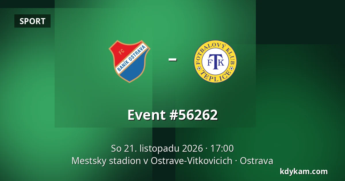 Baník Ostrava – Teplice — Mestsky stadion v Ostrave-Vitkovicich, Ostrava