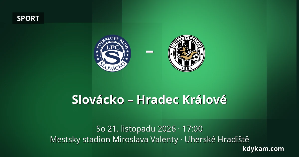 Slovácko – Hradec Králové — Mestsky stadion Miroslava Valenty, Uherské Hradiště