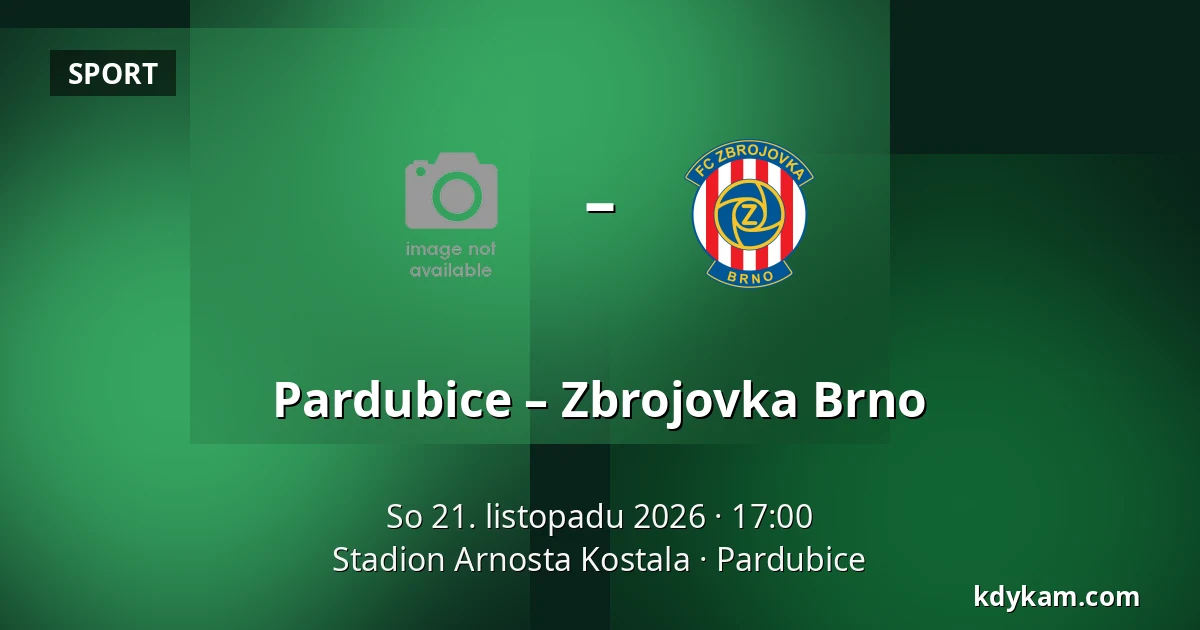Pardubice – Zbrojovka Brno — Stadion Arnosta Kostala, Pardubice