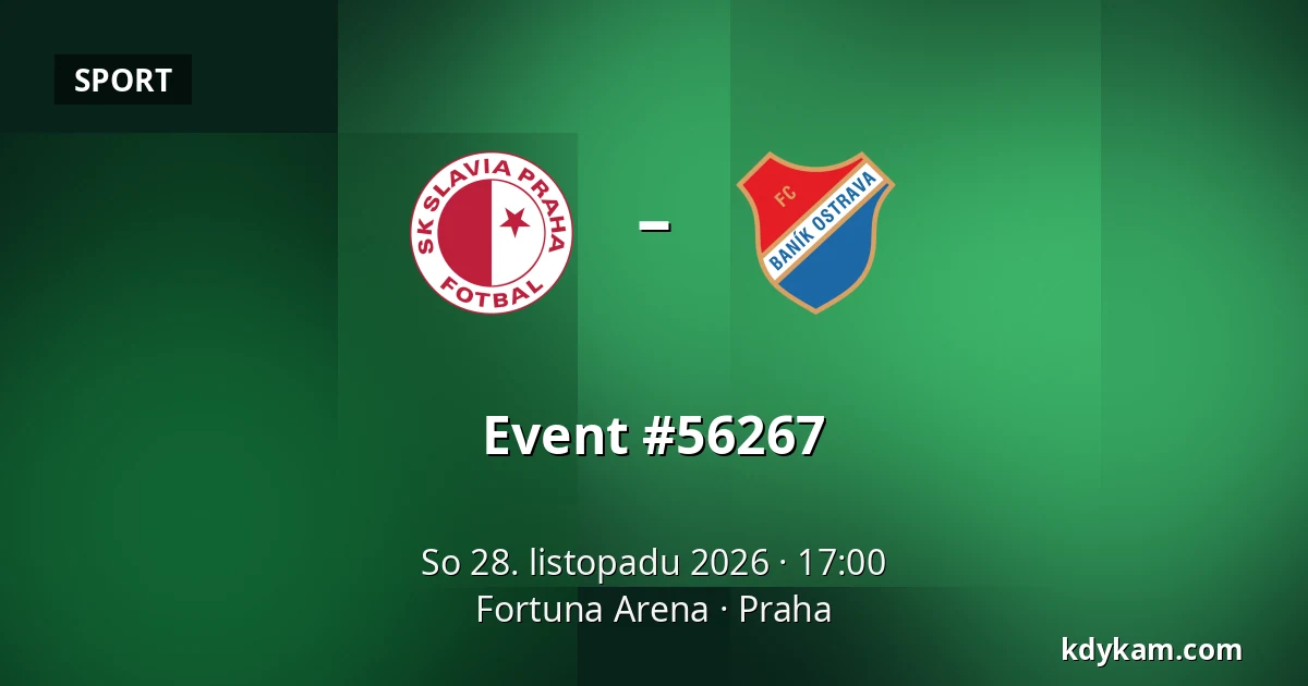 Slavia Praha – Baník Ostrava — Fortuna Arena, Praha