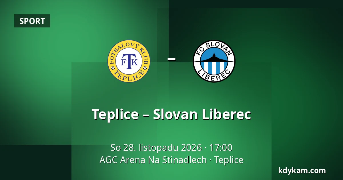 Teplice – Slovan Liberec — AGC Arena Na Stinadlech, Teplice