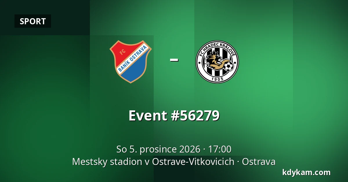 Baník Ostrava – Hradec Králové — Mestsky stadion v Ostrave-Vitkovicich, Ostrava
