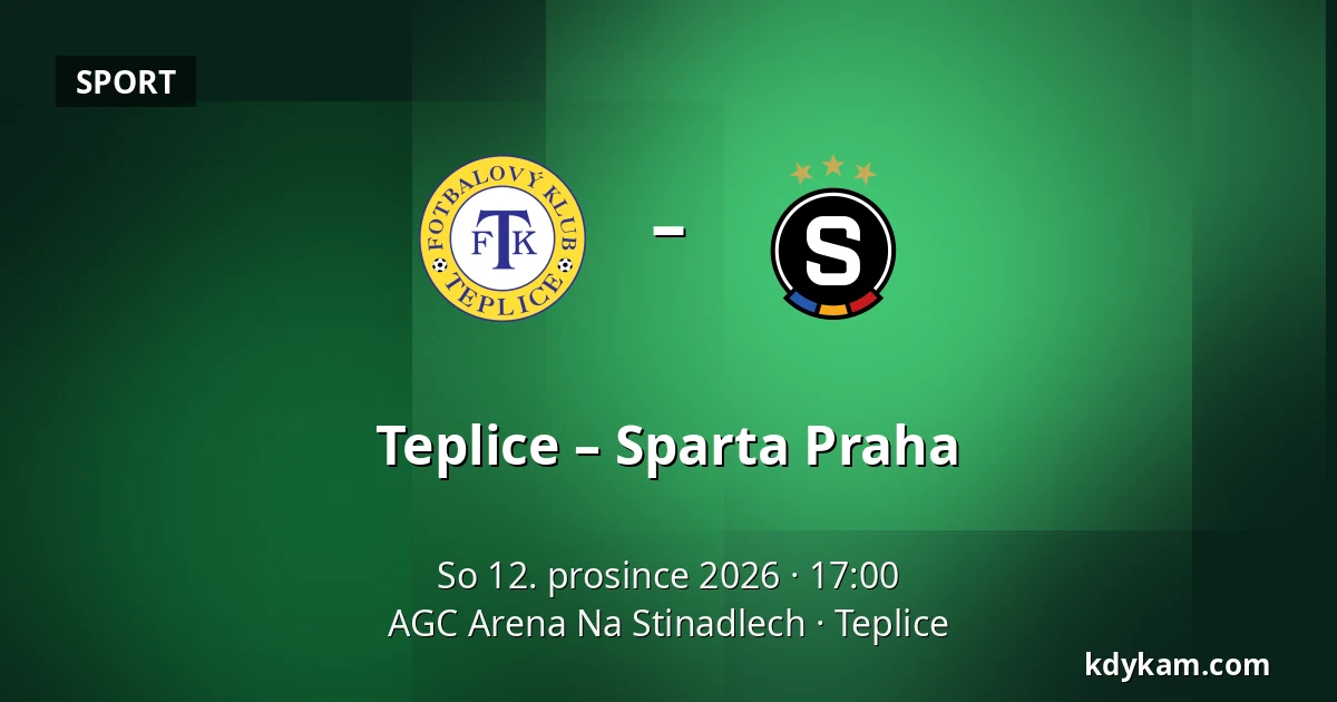 Teplice – Sparta Praha — AGC Arena Na Stinadlech, Teplice