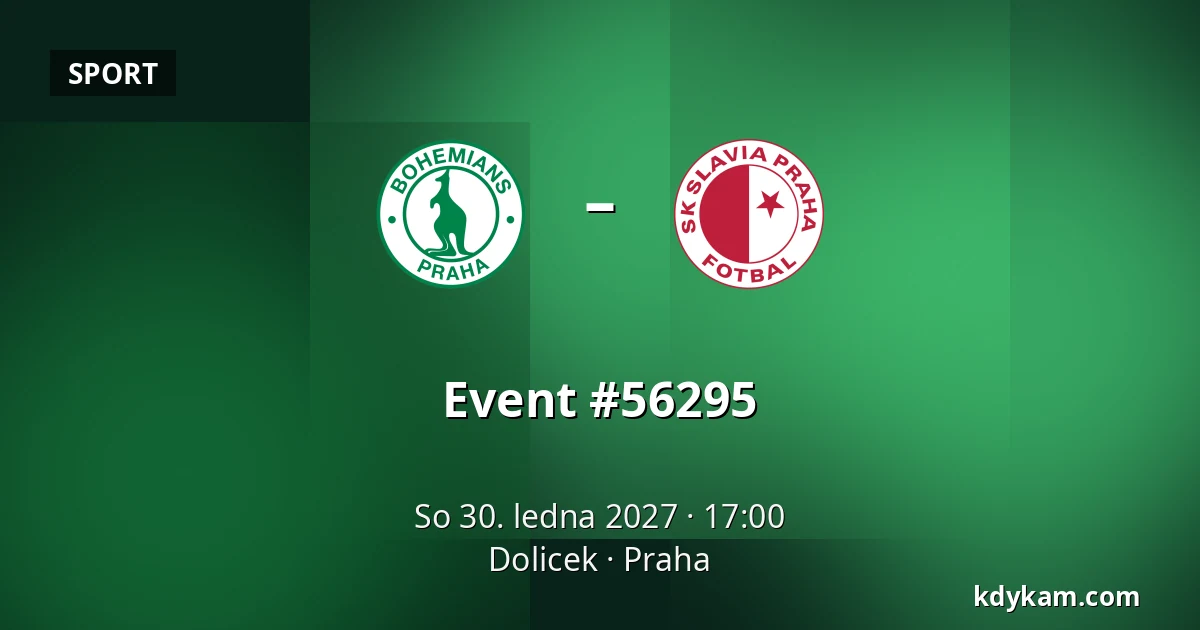 Bohemians 1905 – Slavia Praha — Dolicek, Praha