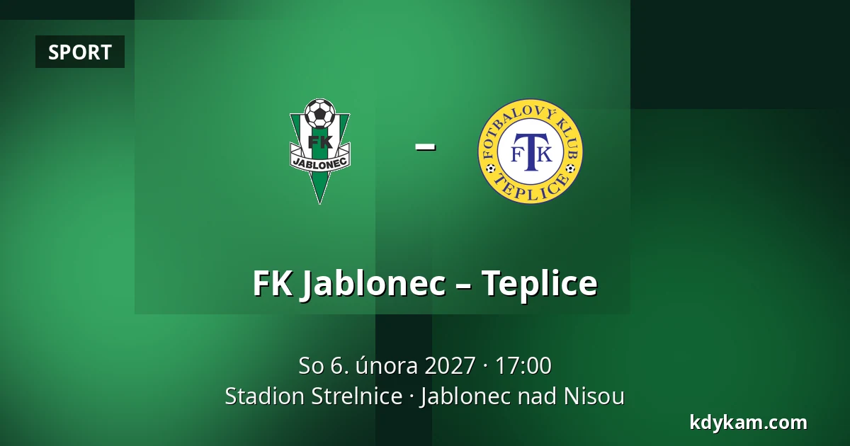 FK Jablonec – Teplice — Stadion Strelnice, Jablonec nad Nisou
