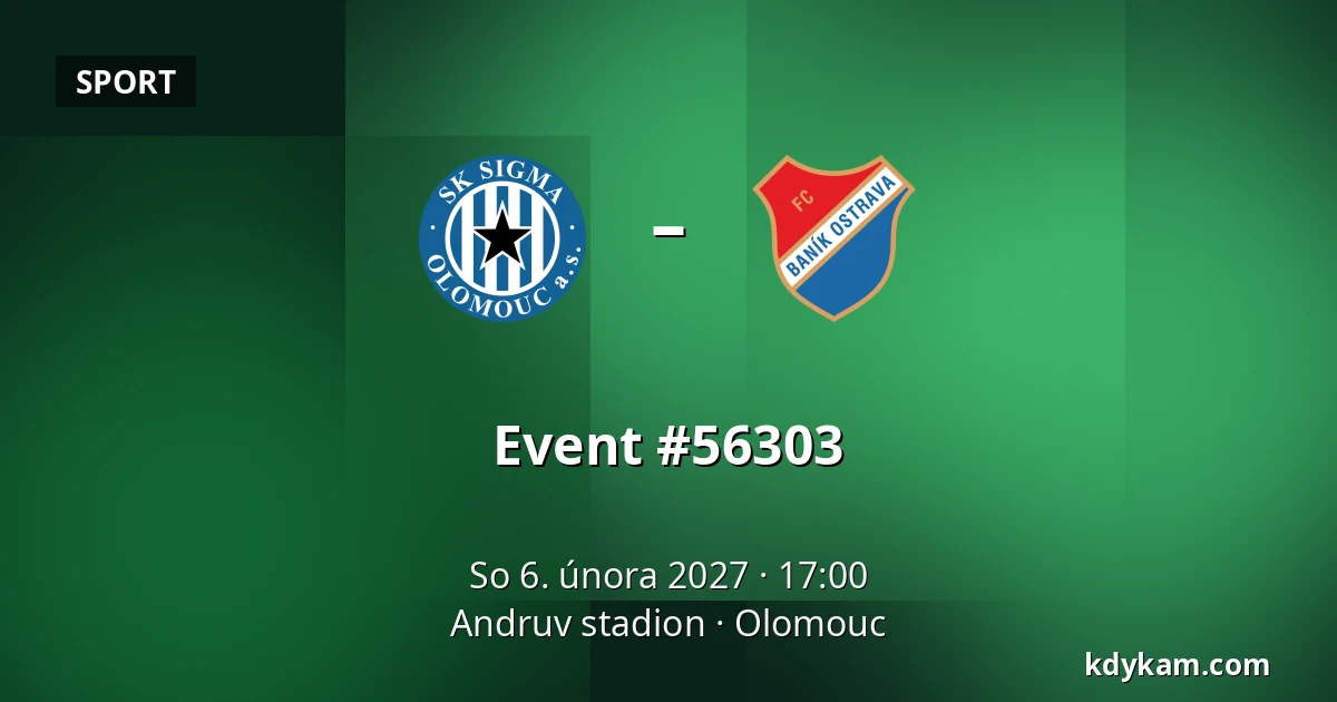 Sigma Olomouc – Baník Ostrava — Andruv stadion, Olomouc