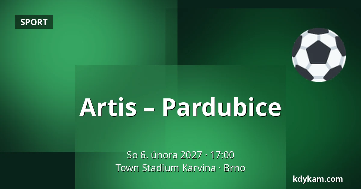 Artis – Pardubice — Town Stadium Karvina, Brno