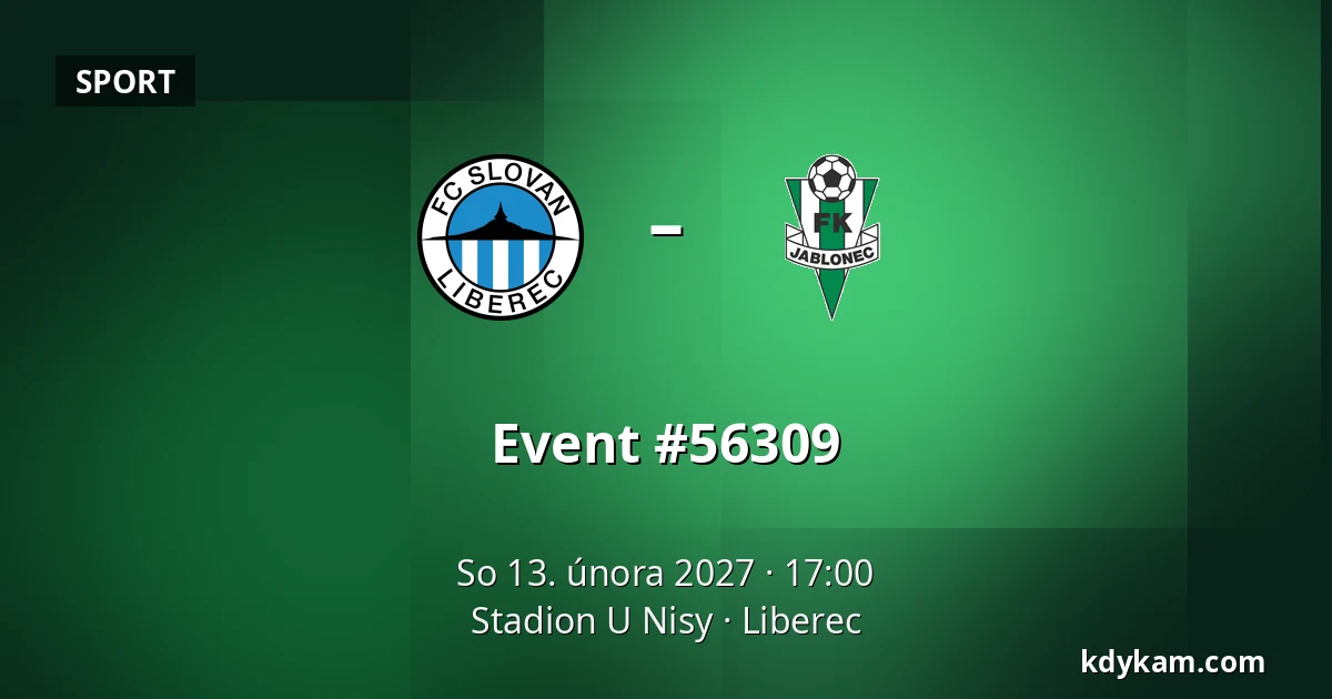 Slovan Liberec – FK Jablonec — Stadion U Nisy, Liberec