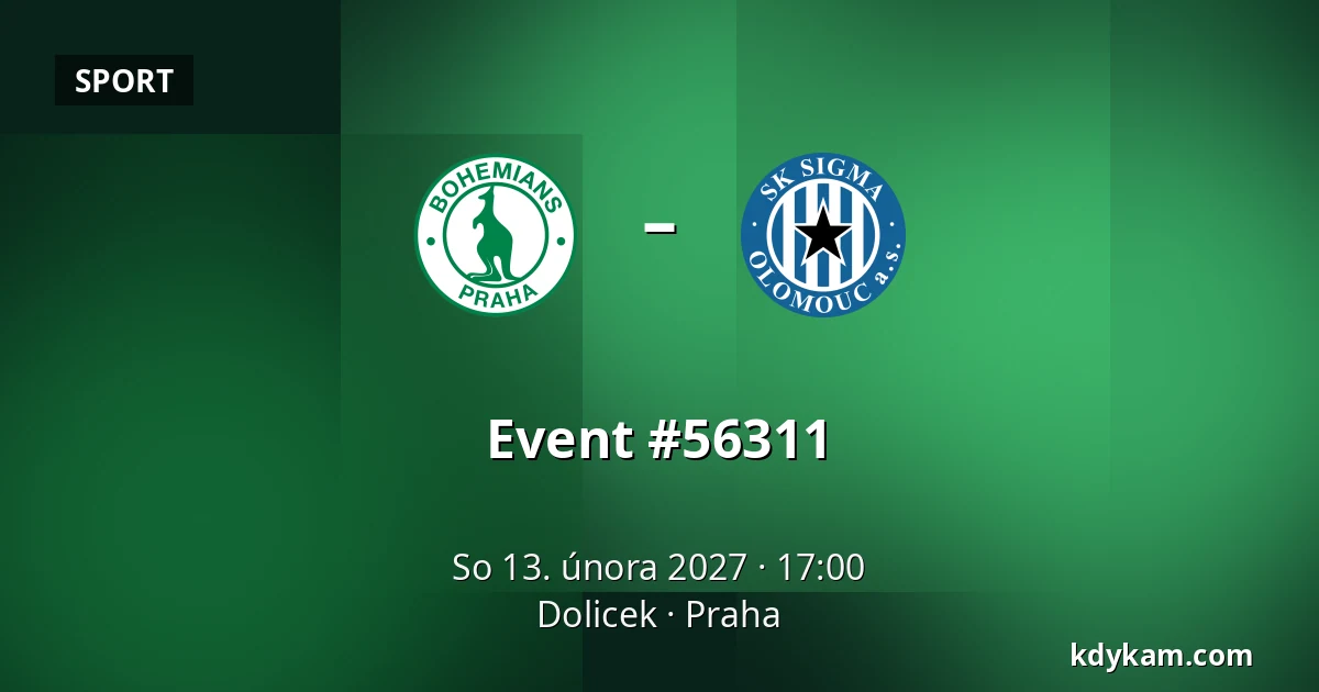 Bohemians 1905 – Sigma Olomouc — Dolicek, Praha