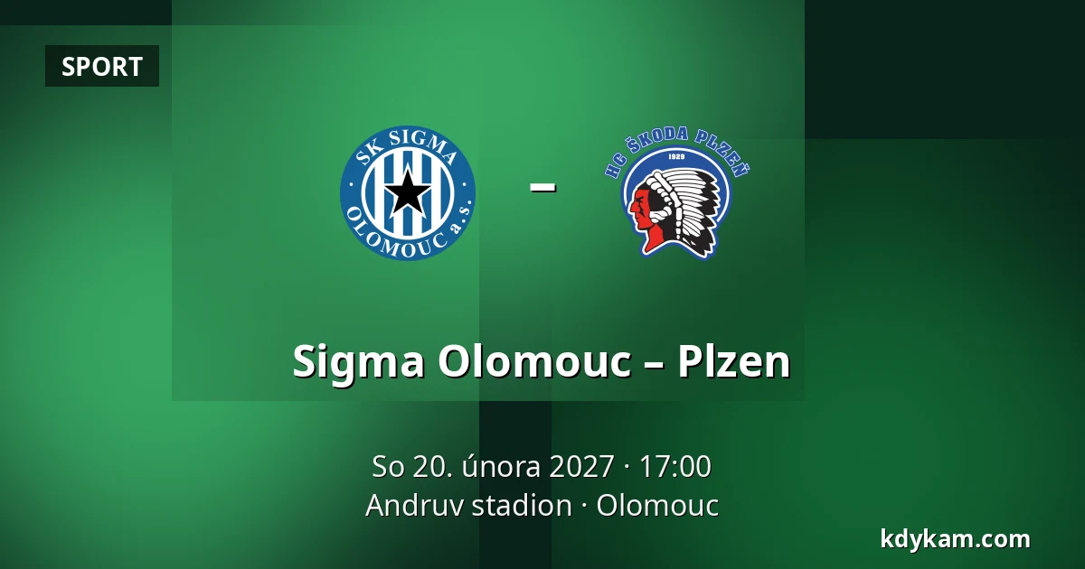 Sigma Olomouc – Plzen — Andruv stadion, Olomouc