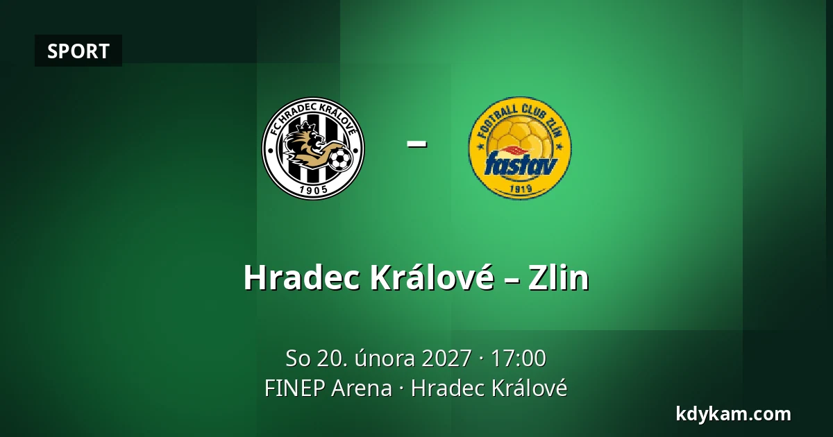 Hradec Králové – Zlin — FINEP Arena, Hradec Králové