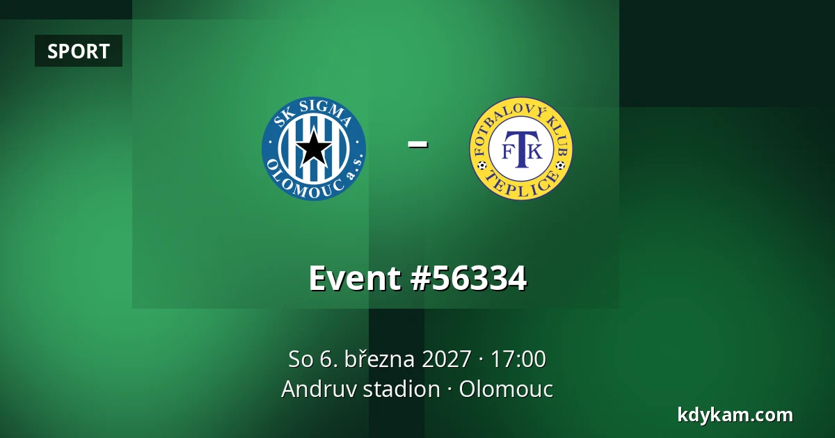 Sigma Olomouc – Teplice — Andruv stadion, Olomouc