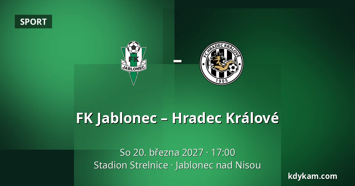 FK Jablonec – Hradec Králové — Stadion Strelnice, Jablonec nad Nisou