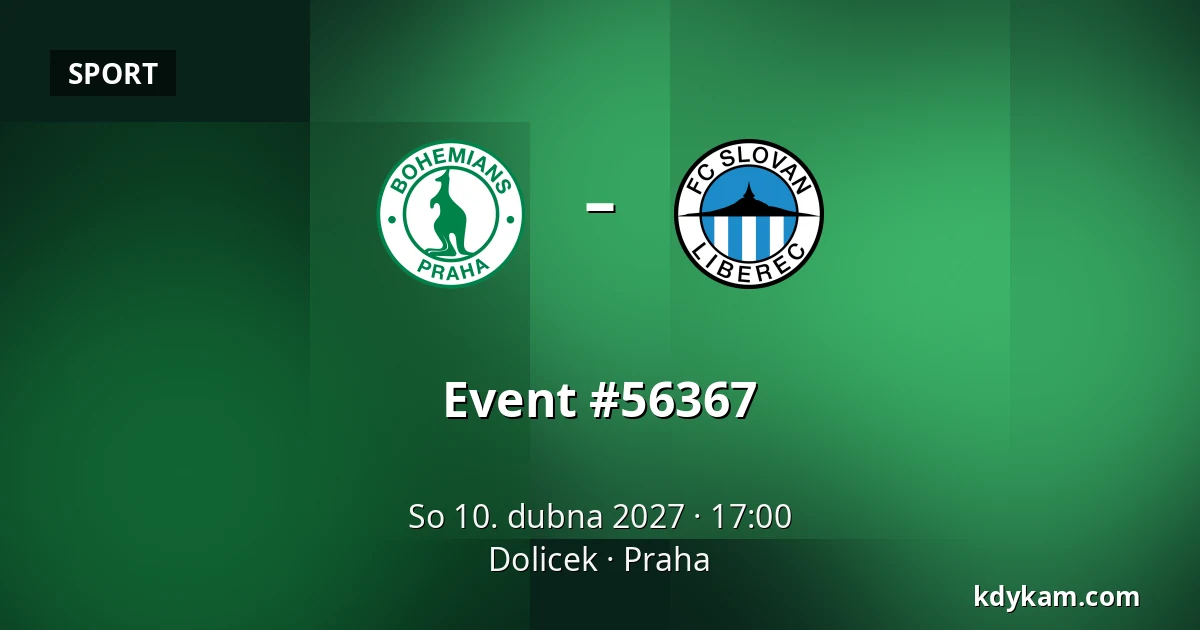 Bohemians 1905 – Slovan Liberec — Dolicek, Praha
