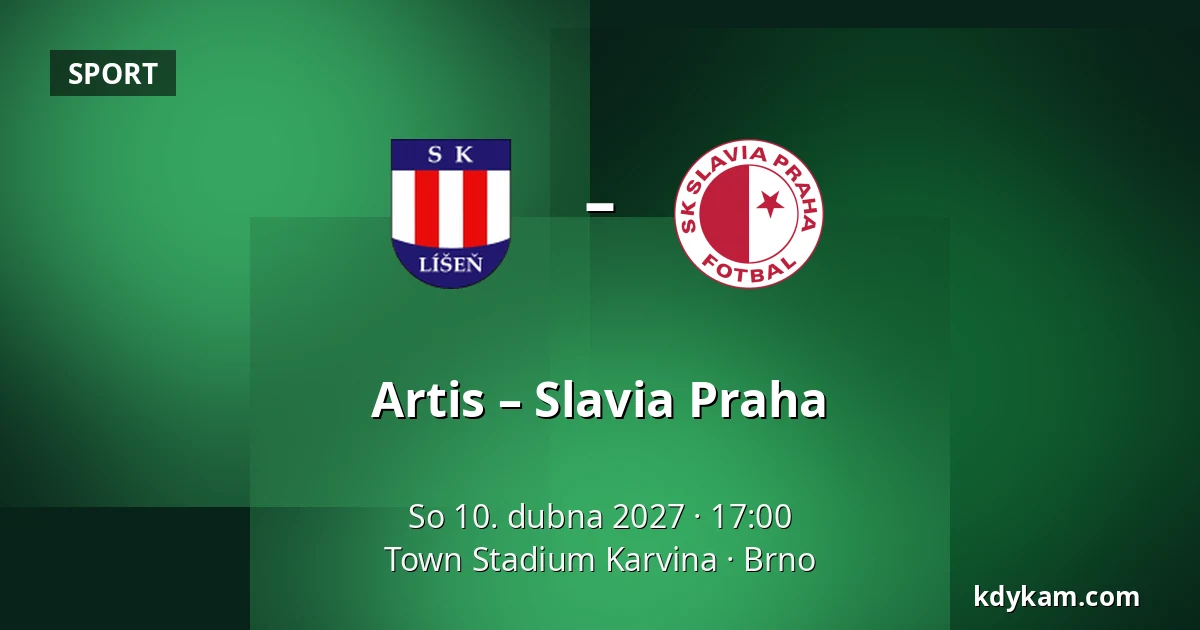 Artis – Slavia Praha — Town Stadium Karvina, Brno