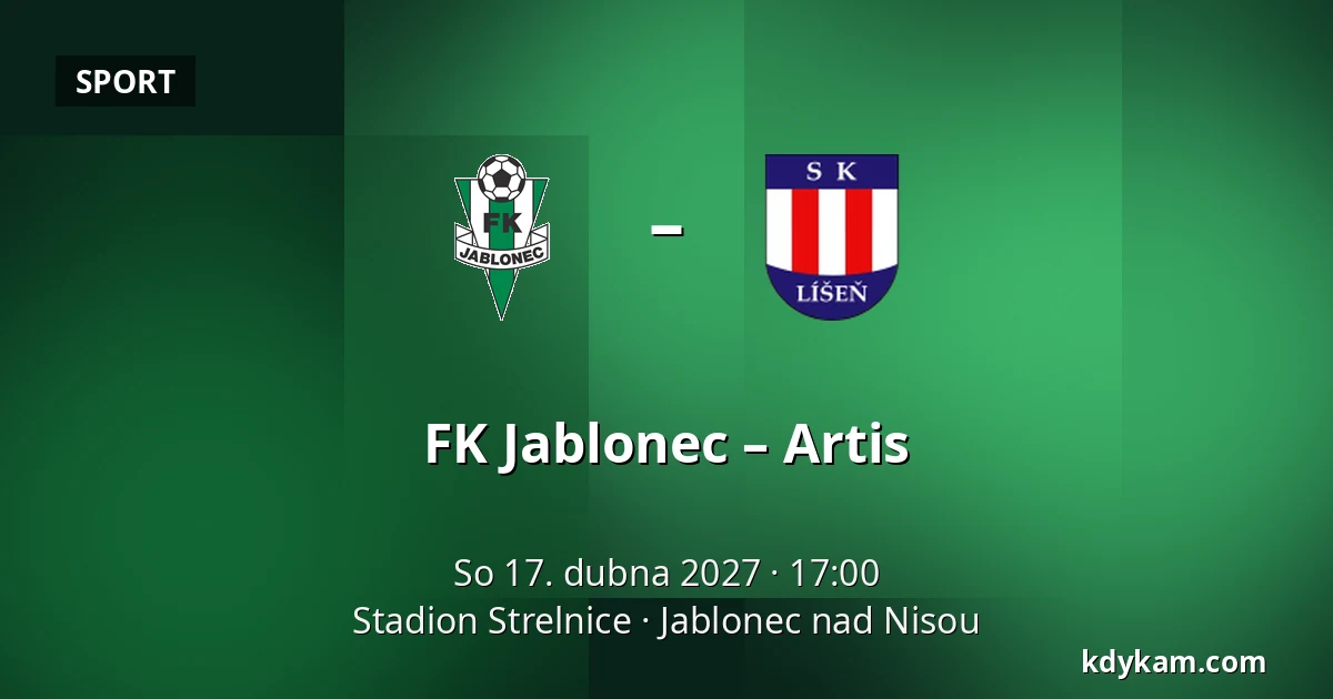 FK Jablonec – Artis — Stadion Strelnice, Jablonec nad Nisou