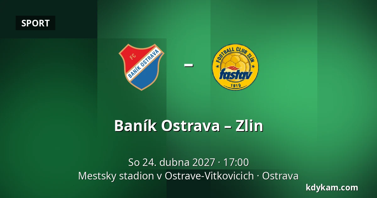 Baník Ostrava – Zlin — Mestsky stadion v Ostrave-Vitkovicich, Ostrava
