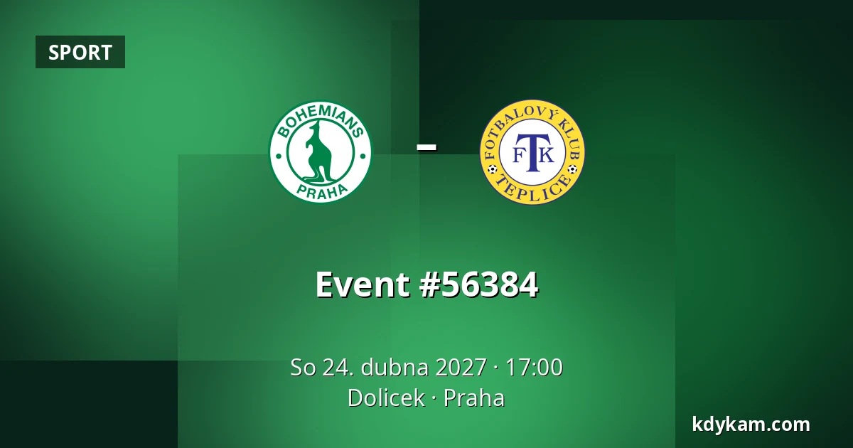 Bohemians 1905 – Teplice — Dolicek, Praha