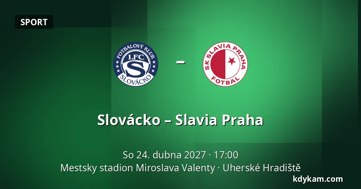 Slovácko – Slavia Praha — Mestsky stadion Miroslava Valenty, Uherské Hradiště