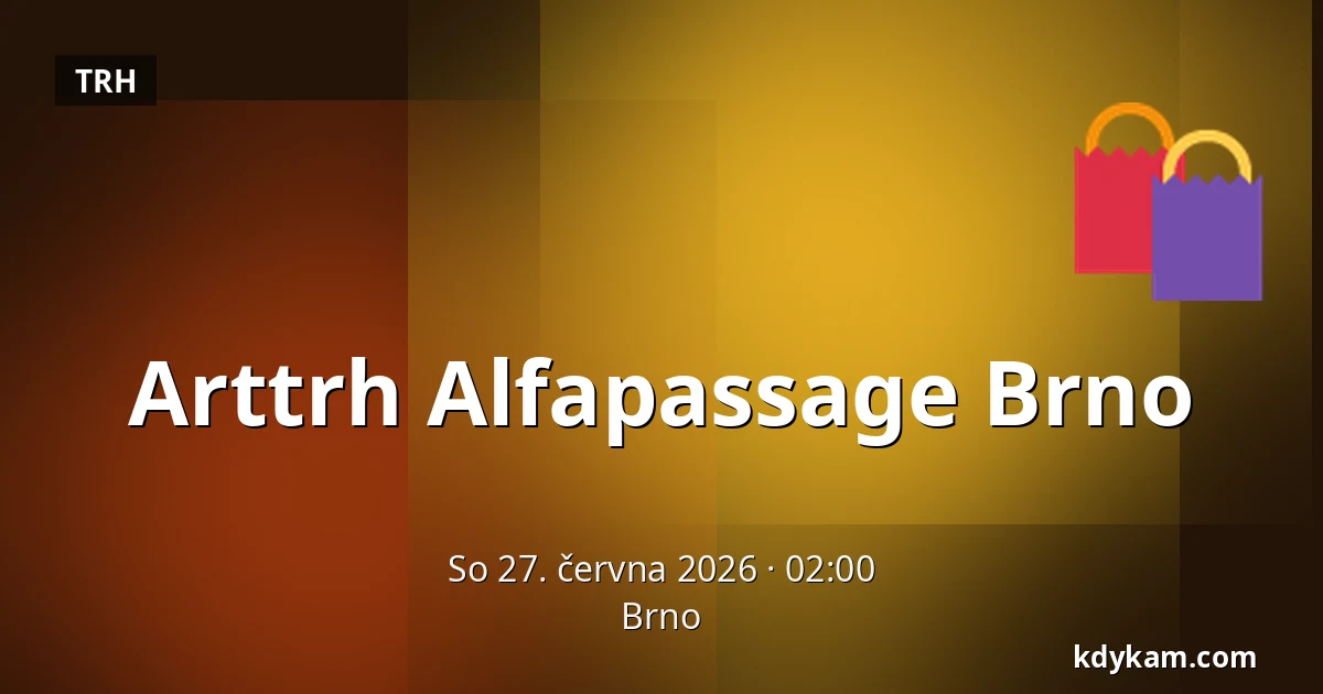 Arttrh Alfapassage Brno — Brno